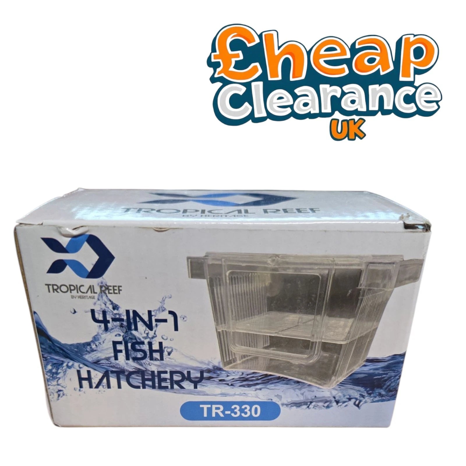 Tropical Reef 4 In 1 Fish Hatchery TR-330 Aquarium Breeding Box Tank Eggs Fry