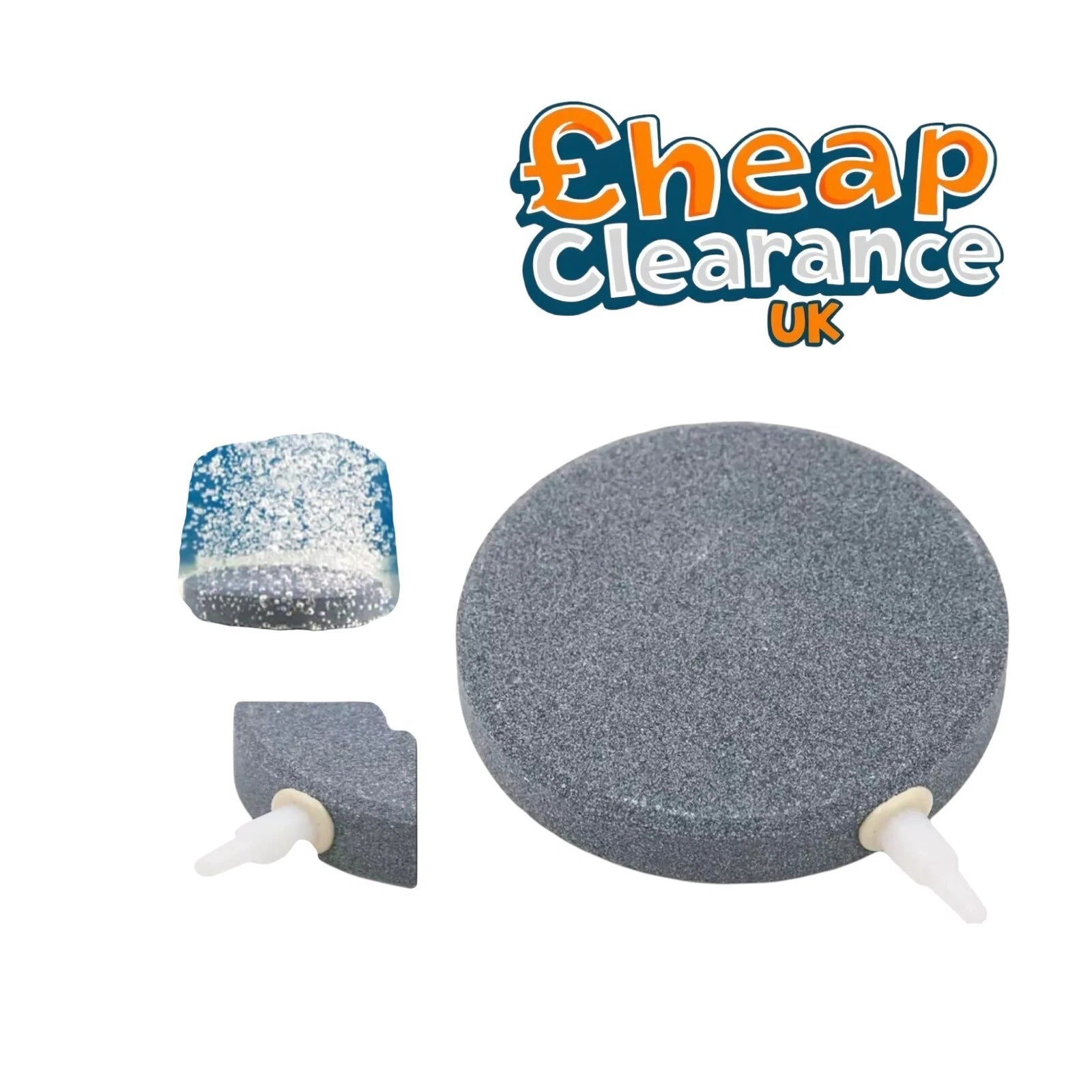 5"-6" CERAMIC AIRSTONE DIFFUSER HYDROPONICS FISH AQUARIUM AIR STONE OXYGENATOR