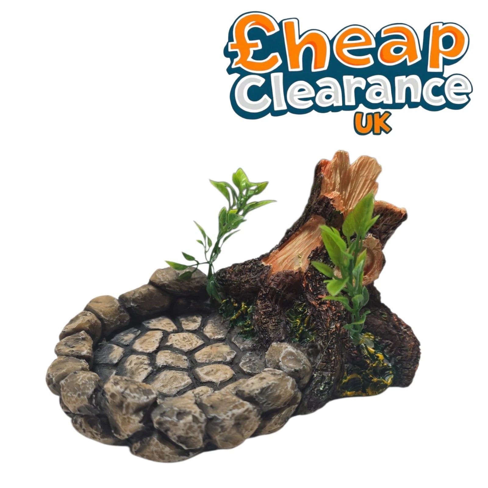 Realistic Water Dish Vivarium Snake Lizard Food Bowl Terrarium Reptile