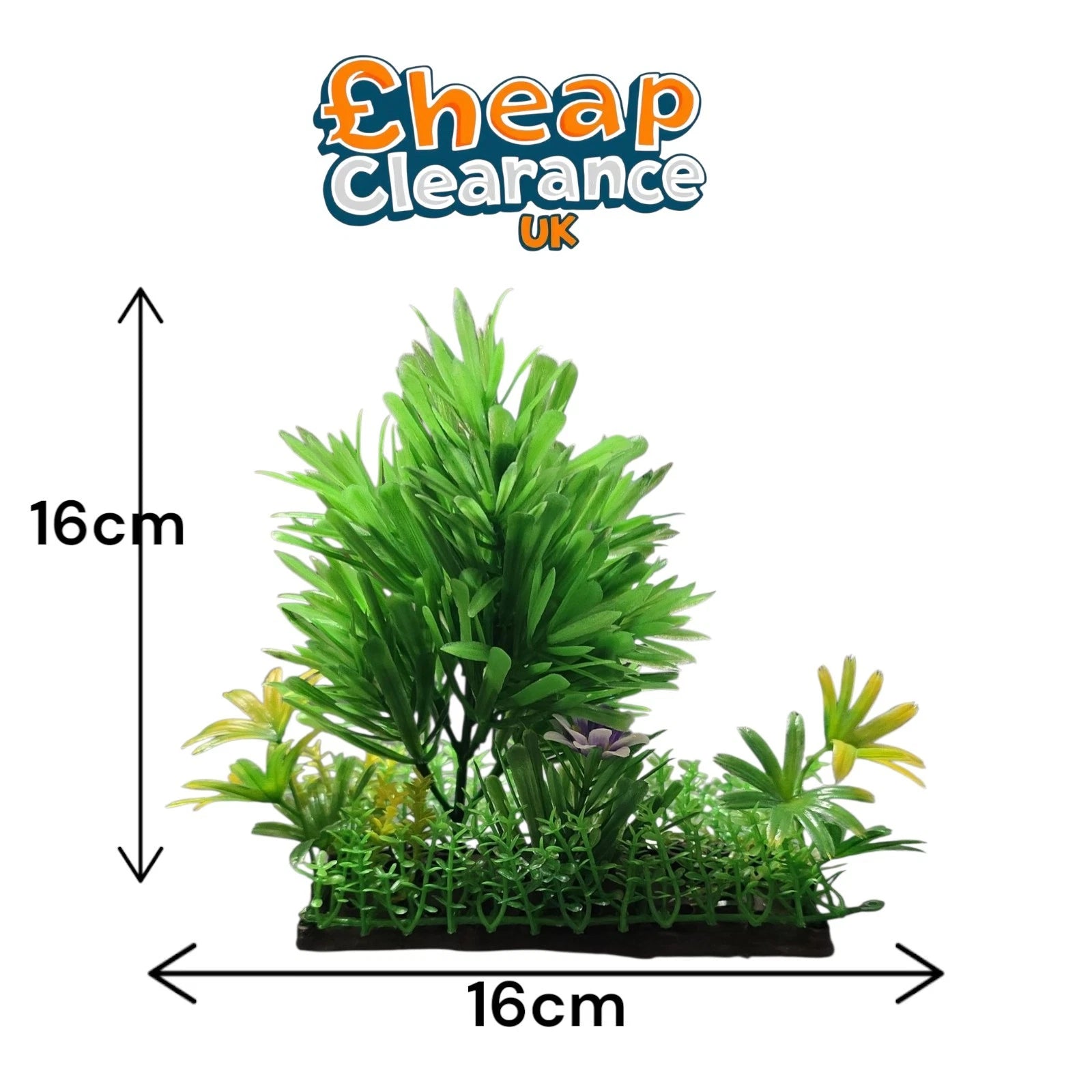 Artificial Plants Aquarium Fish Tank Plant Decoration Ornament16cm