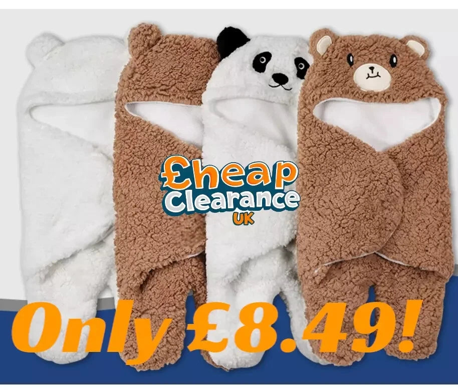Baby Swaddle Wrap Newborn Bedding Blanket Panda & Little Bear