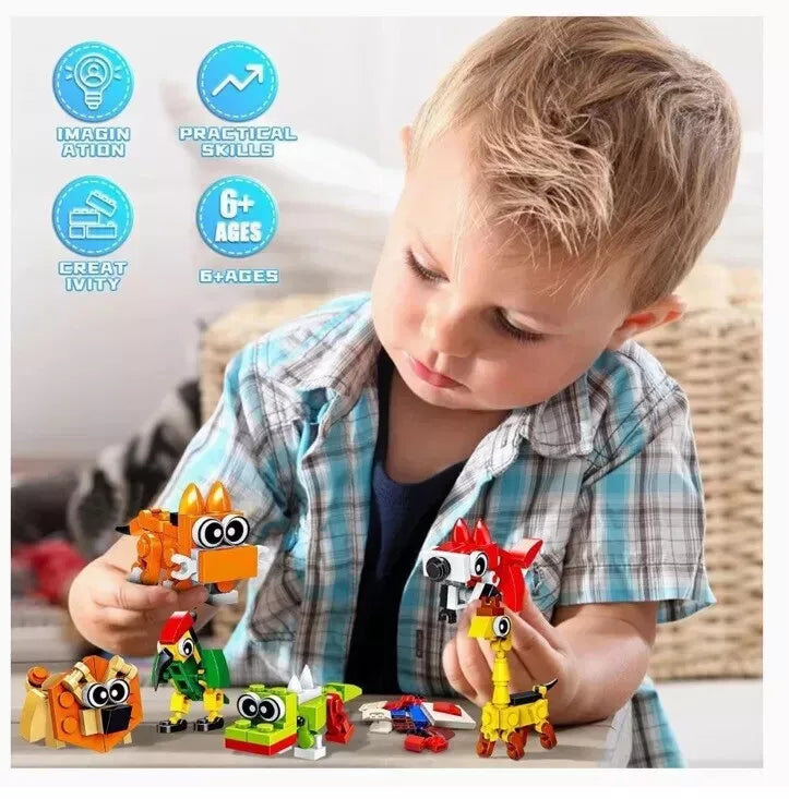 20 pack of Cute Animals Construction Blocks.