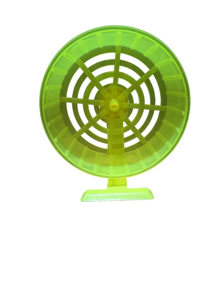 Moon Glow Hamster House ( Glow in the Dark) 2 tier Plus Moon Glow Wheel