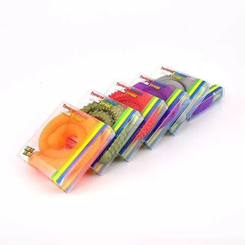6x KELZ KIDZ Noodle Squishy Pull & Stretch Stress strings Sensory Toy Anxiety