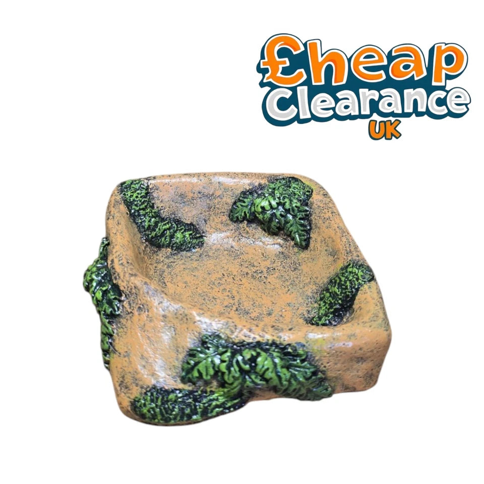 Reptile Water Dish S M Lizard Vivarium Hagen Terrarium Feed Bowl corner BIGSALE