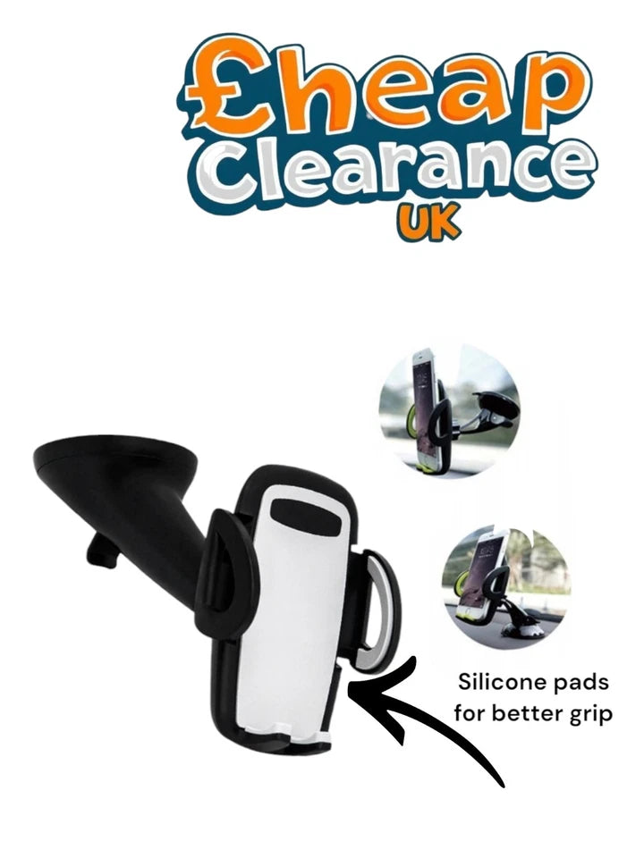 AVHK Car Vent Phone Holder, Military-Grade Silicone Pads for better grip