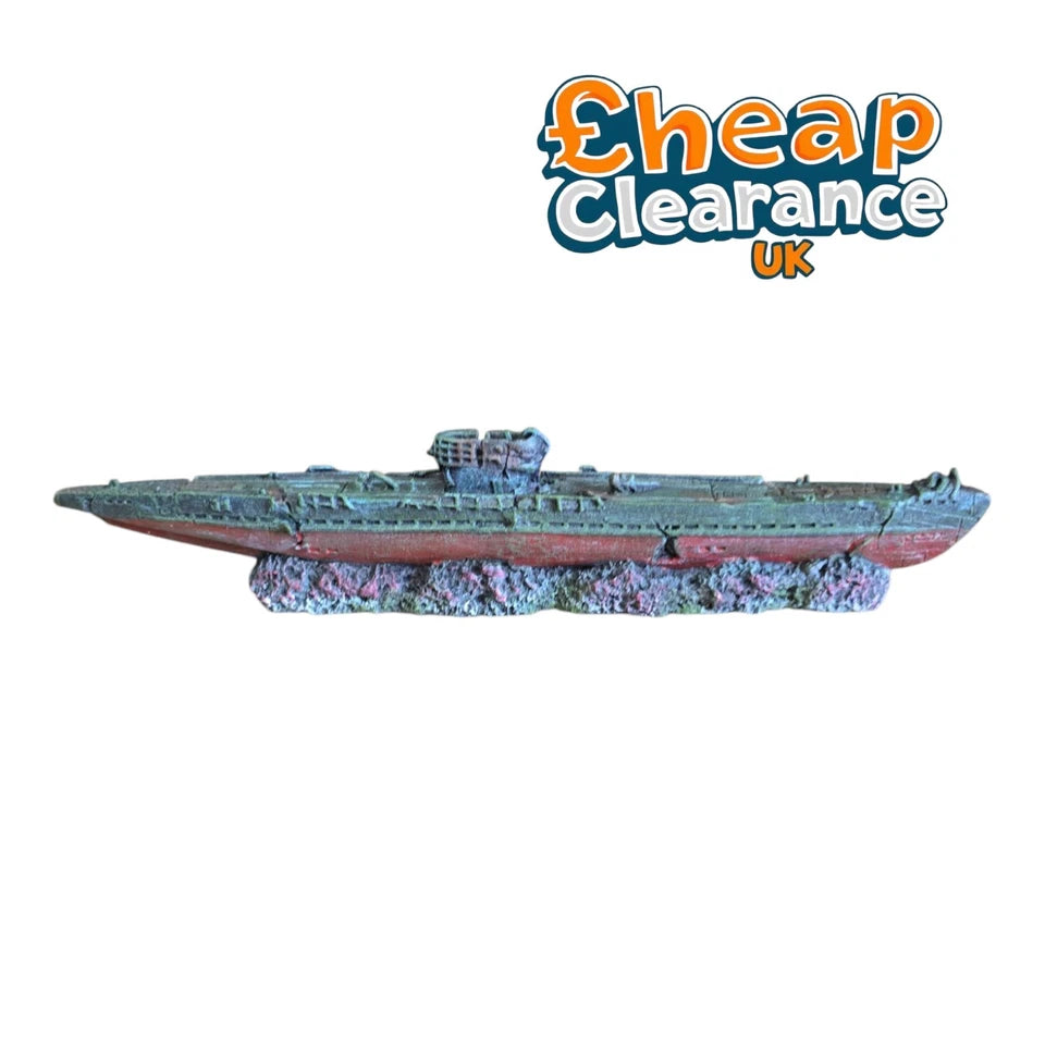 32cm! Submarine Wreck Aquarium Fish Tank Decoration Ornament SALE
