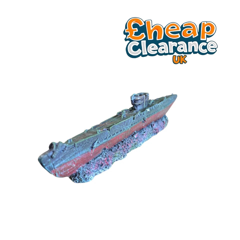 32cm! Submarine Wreck Aquarium Fish Tank Decoration Ornament SALE