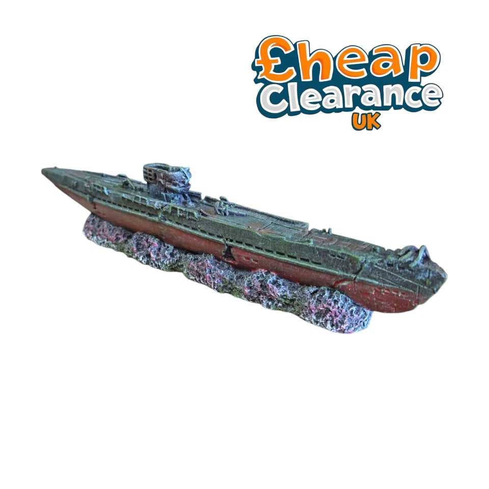 32cm! Submarine Wreck Aquarium Fish Tank Decoration Ornament SALE