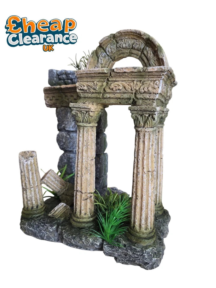 LARGE Ruins Reptile Aquarium Fish Tank hide Decoration Ornament