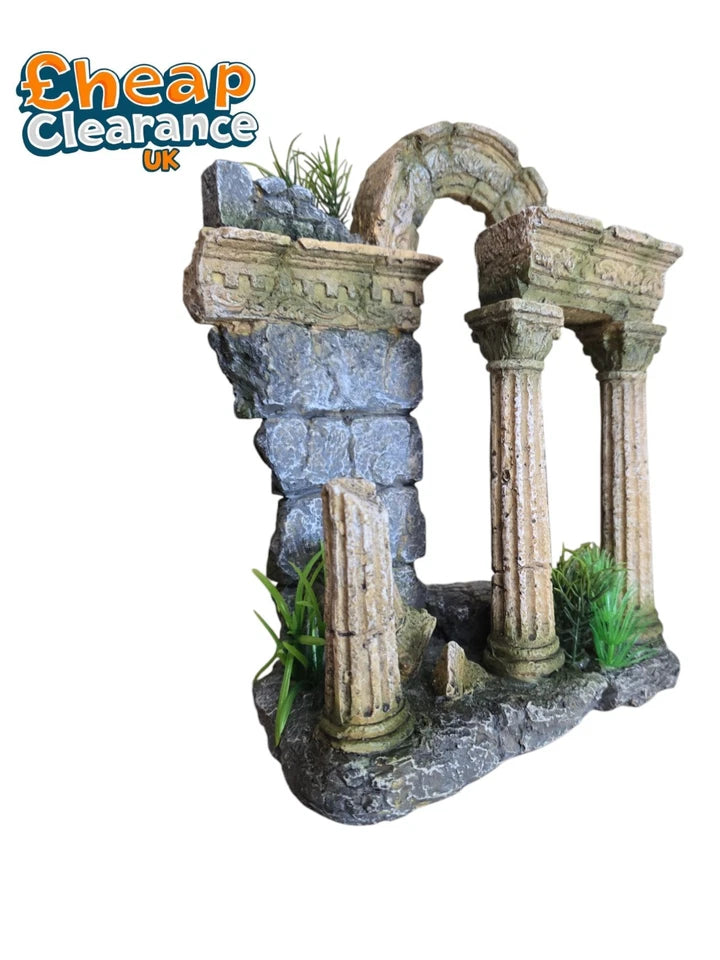 LARGE Ruins Reptile Aquarium Fish Tank hide Decoration Ornament
