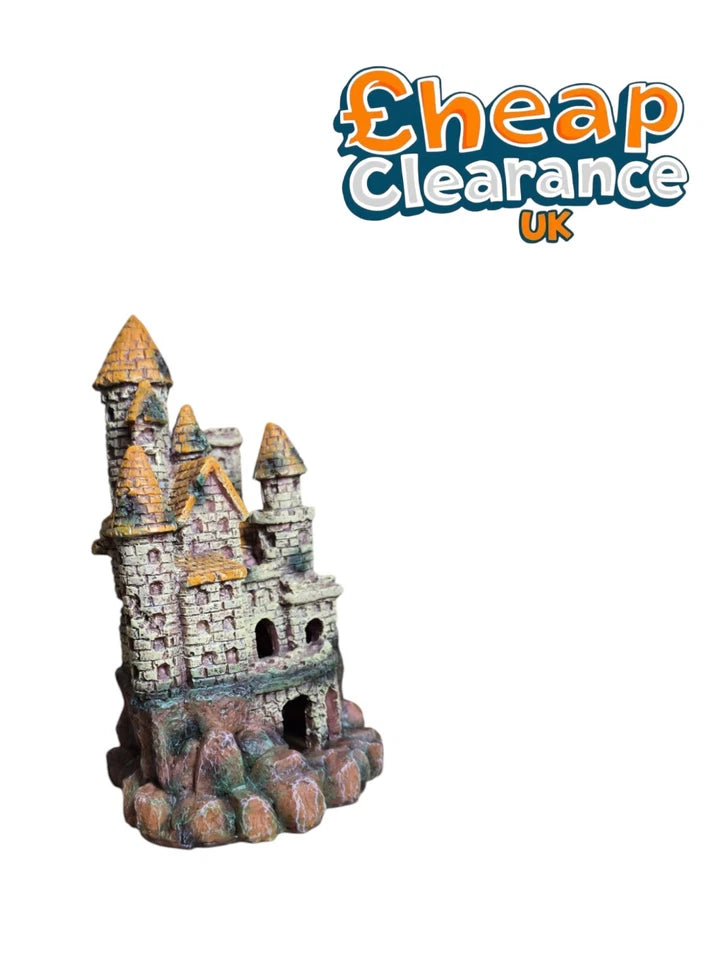 Castle Aquarium Fish Tank hide Decoration Ornament 22*17cm SALE!