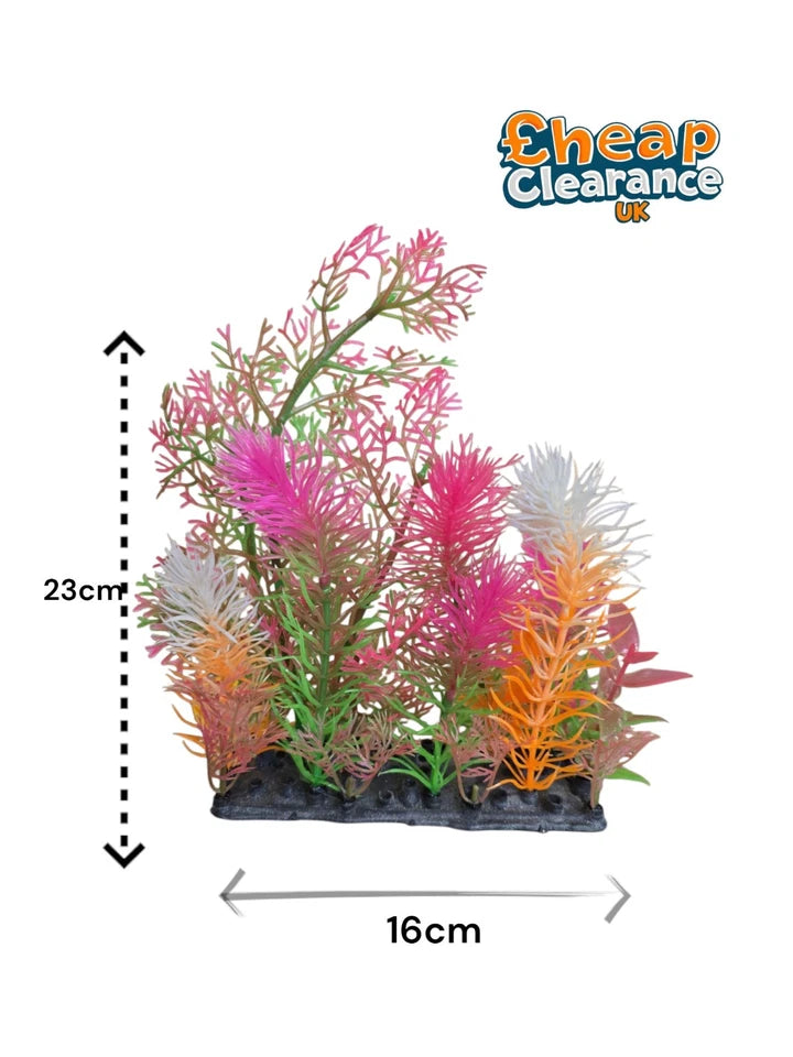 Nice Aquarium Fish Tank Plant Decoration Ornament 23*16cm! Buy 1 Get 1 30% Off