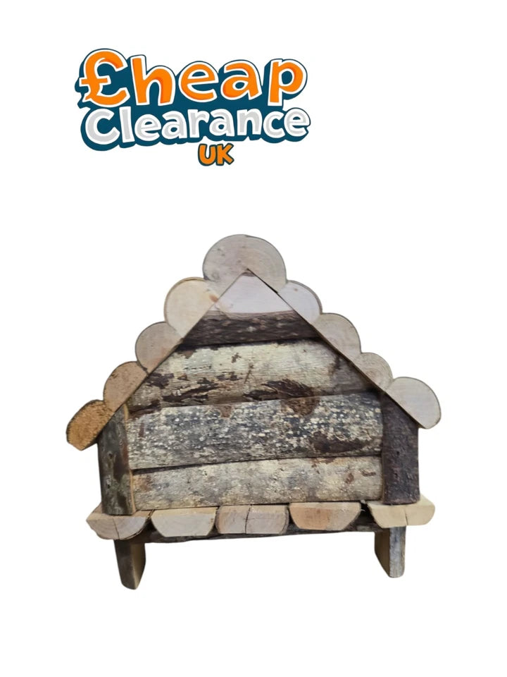 House 2000 Hamster Small Animal Wooden Natural House Gerbil Mouse SALE