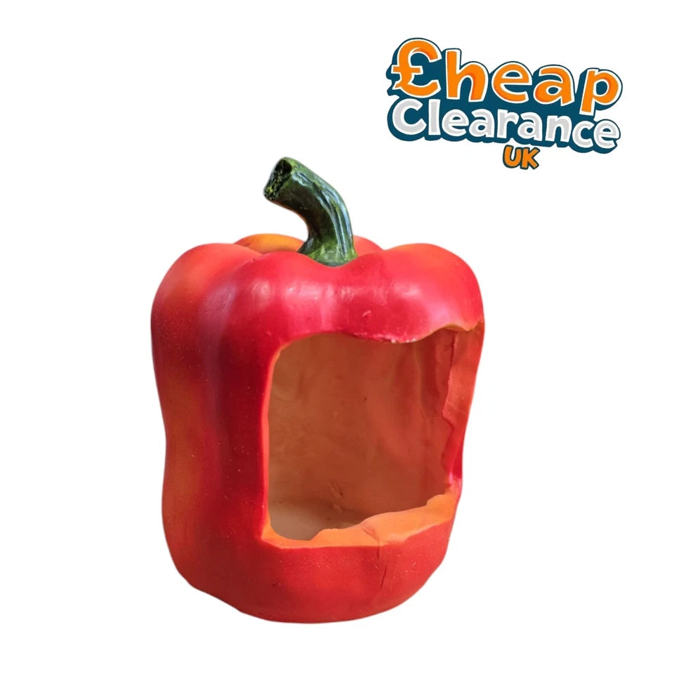 Resin Realistic Red Pepper Dwarf Hamster Rest Place Hamster Cave